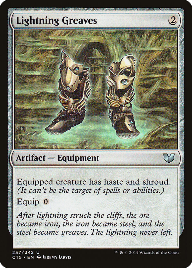 Lightning Greaves [Commander 2015] | I Want That Stuff Brandon