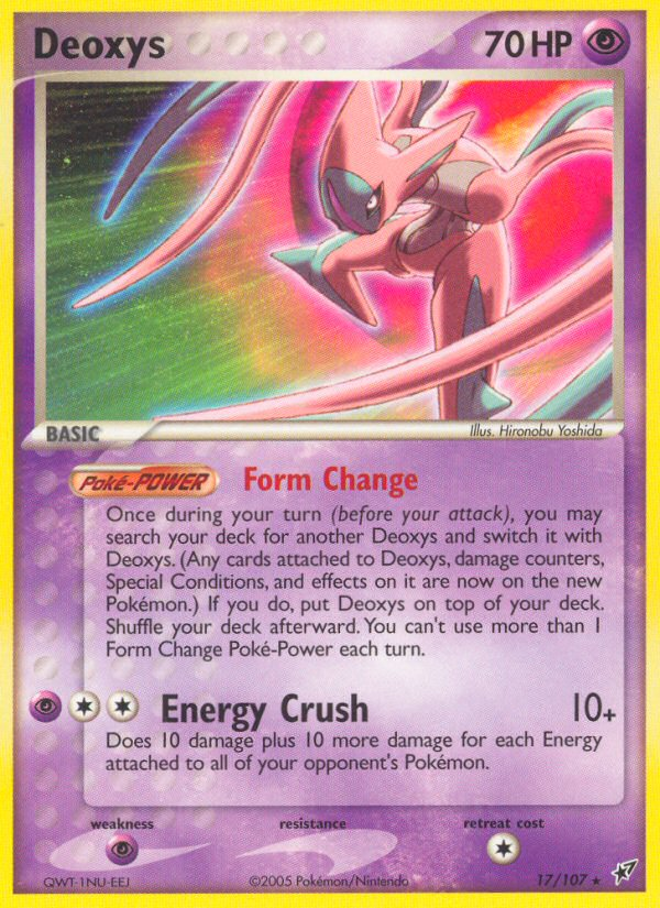 Deoxys (17/107) [EX: Deoxys] | I Want That Stuff Brandon