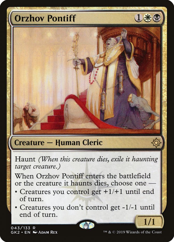 Orzhov Pontiff [Ravnica Allegiance Guild Kit] | I Want That Stuff Brandon