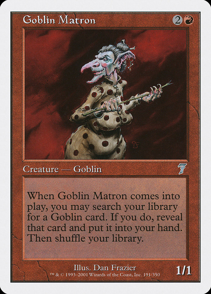 Goblin Matron [Seventh Edition] | I Want That Stuff Brandon