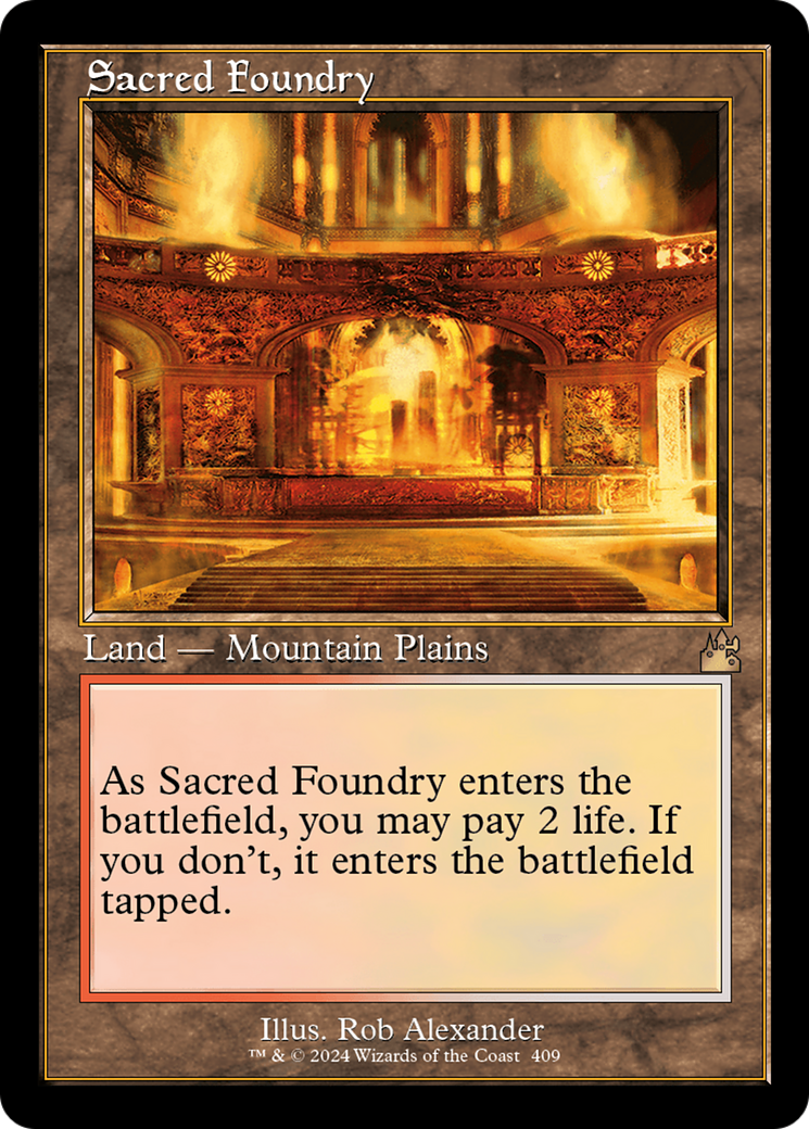 Sacred Foundry (Retro) [Ravnica Remastered] | I Want That Stuff Brandon