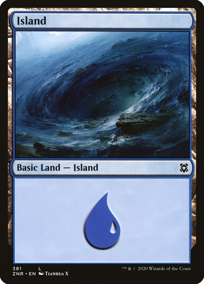 Island (381) [Zendikar Rising] | I Want That Stuff Brandon