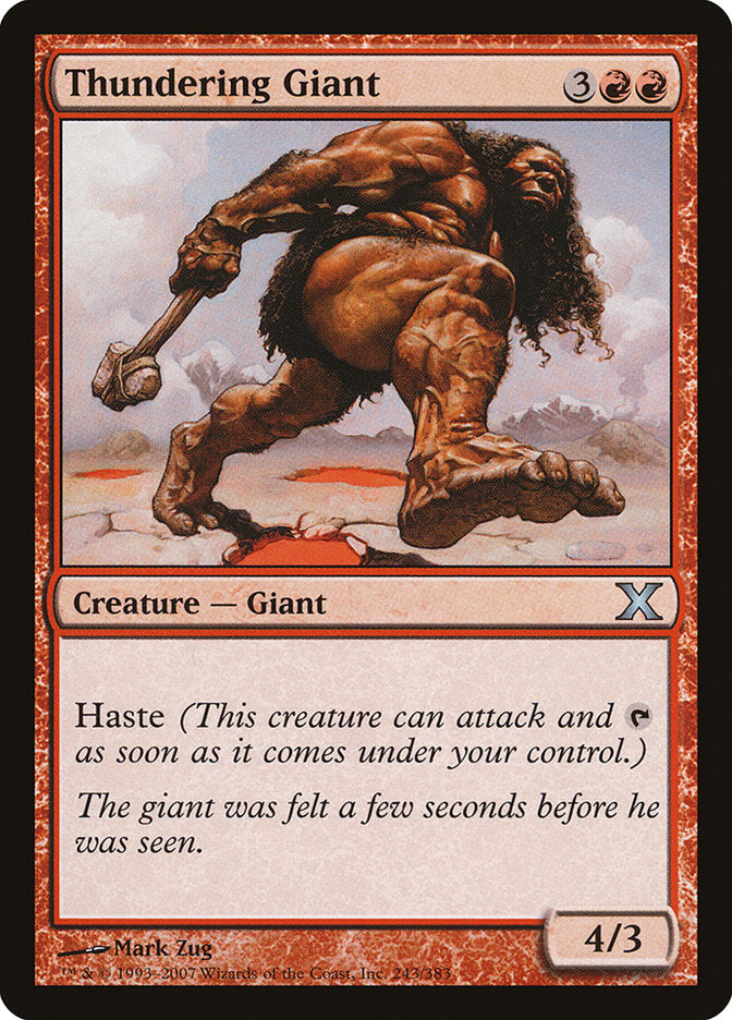 Thundering Giant [Tenth Edition] | I Want That Stuff Brandon