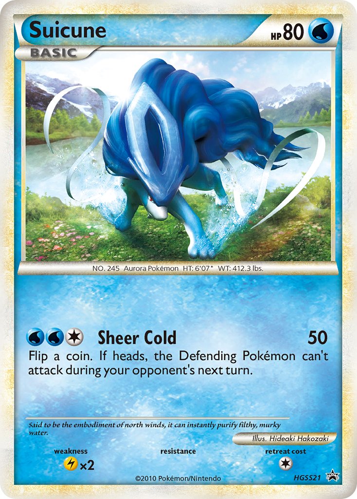 Suicune (HGSS21) [HeartGold & SoulSilver: Black Star Promos] | I Want That Stuff Brandon