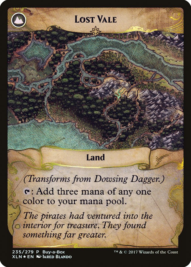 Dowsing Dagger // Lost Vale (Buy-A-Box) [Ixalan Treasure Chest] | I Want That Stuff Brandon
