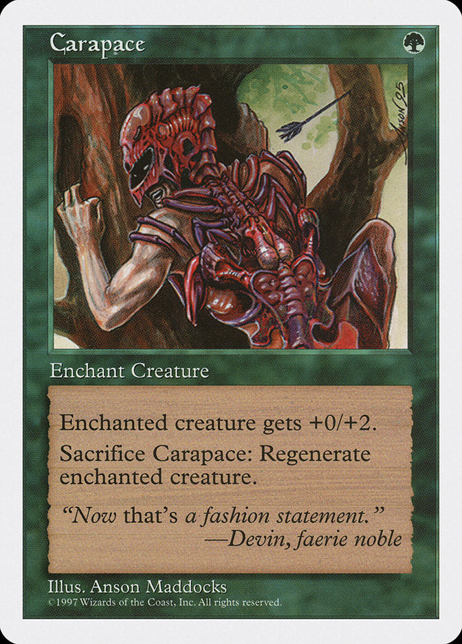 Carapace [Fifth Edition] | I Want That Stuff Brandon