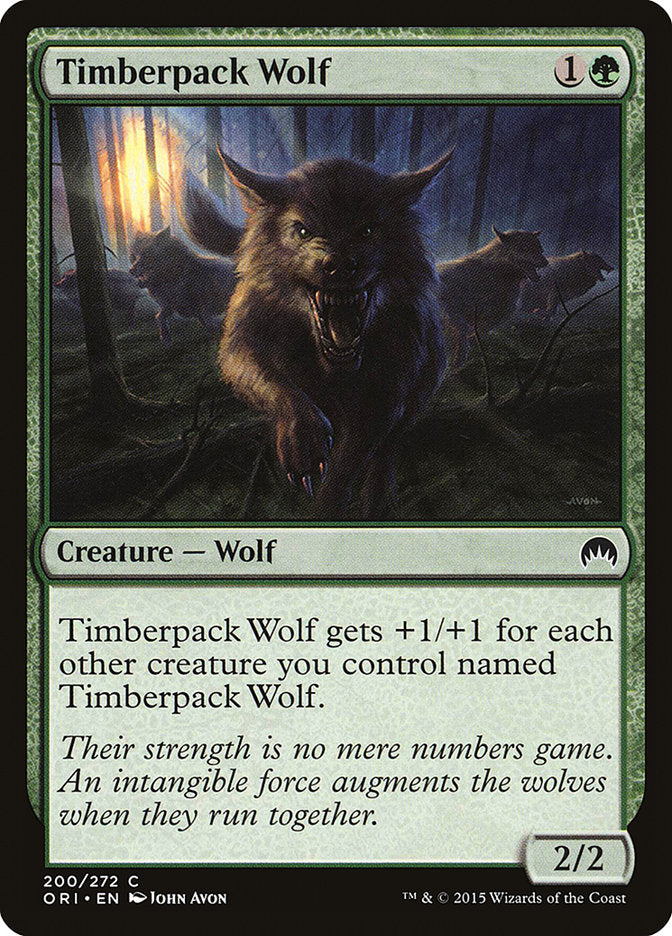 Timberpack Wolf [Magic Origins] | I Want That Stuff Brandon