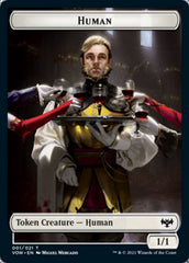 Human (001) // Spirit Cleric Double-Sided Token [Innistrad: Crimson Vow Tokens] | I Want That Stuff Brandon