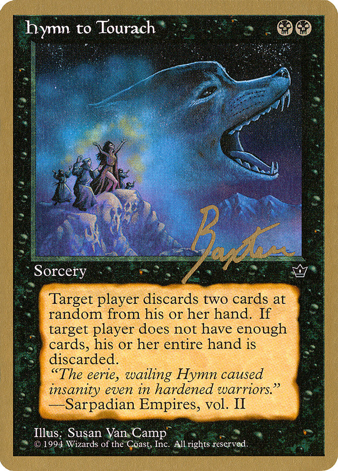 Hymn to Tourach (Wolf) (George Baxter) [Pro Tour Collector Set] | I Want That Stuff Brandon