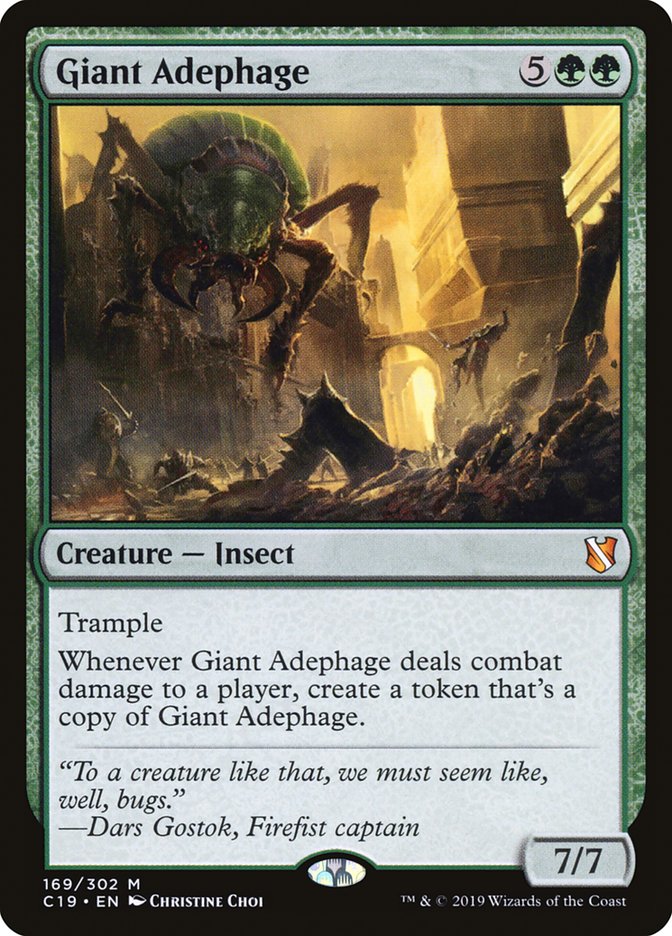 Giant Adephage [Commander 2019] | I Want That Stuff Brandon