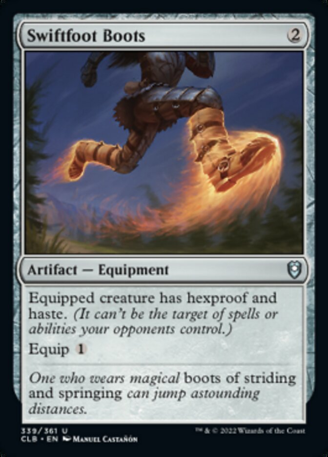Swiftfoot Boots [Commander Legends: Battle for Baldur's Gate] | I Want That Stuff Brandon