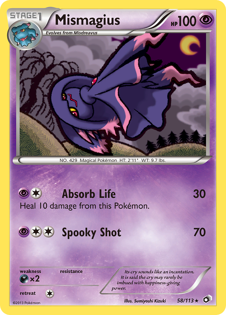 Mismagius (58/113) [Black & White: Legendary Treasures] | I Want That Stuff Brandon