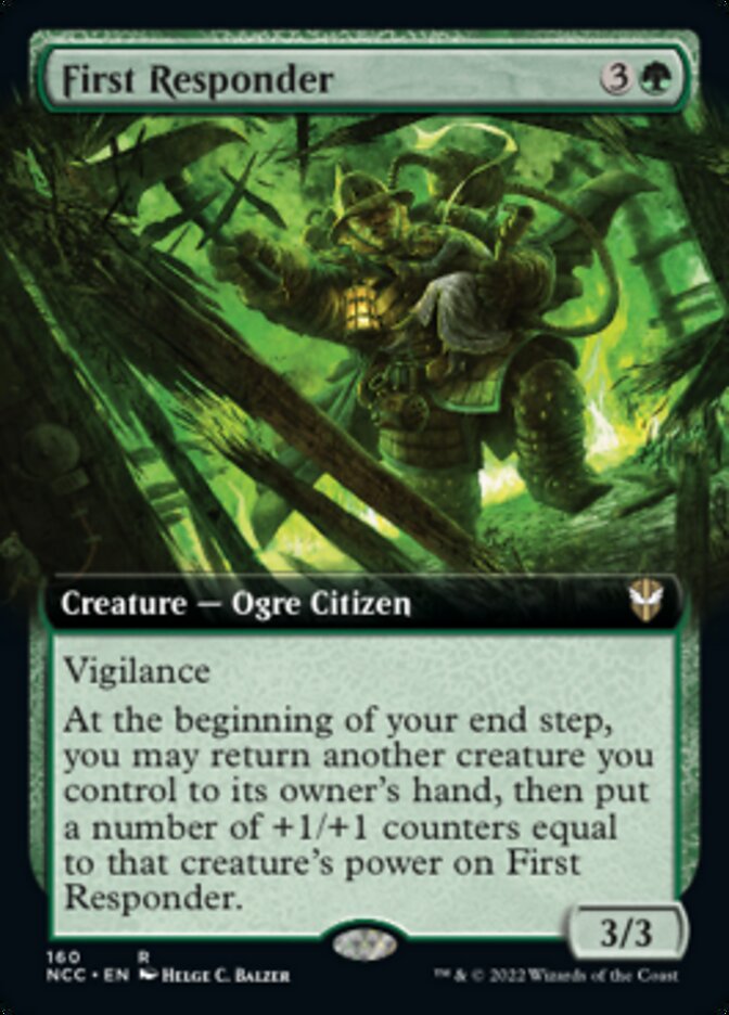 First Responder (Extended Art) [Streets of New Capenna Commander] | I Want That Stuff Brandon