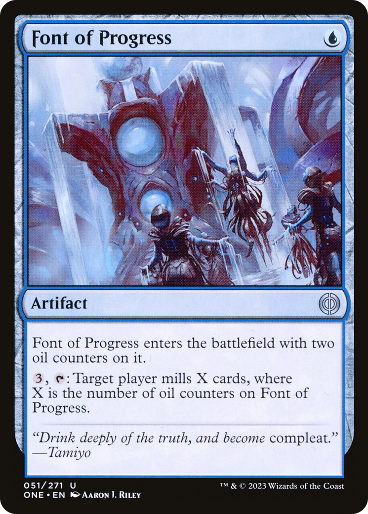 Font of Progress [Phyrexia: All Will Be One] | I Want That Stuff Brandon