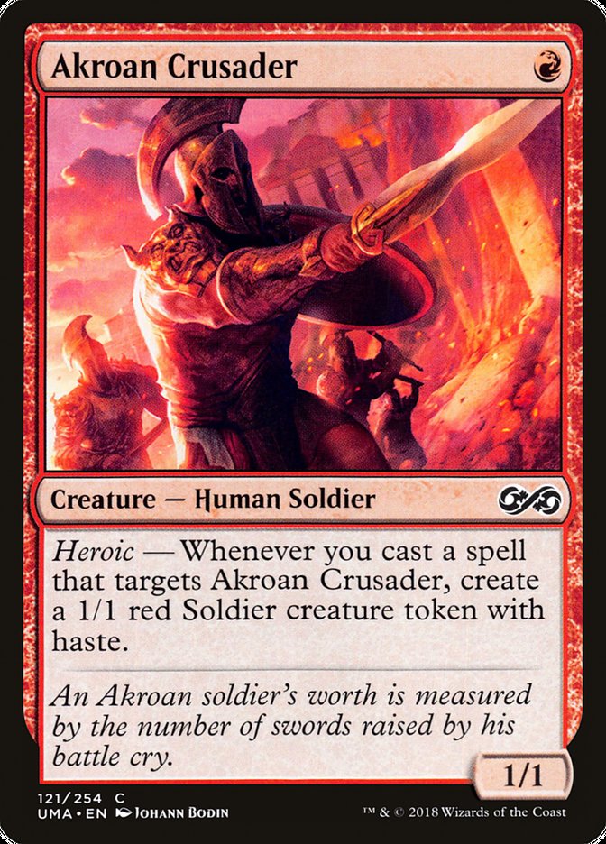 Akroan Crusader [Ultimate Masters] | I Want That Stuff Brandon
