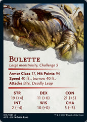 Bulette Art Card (Gold-Stamped Signature) [Dungeons & Dragons: Adventures in the Forgotten Realms Art Series] | I Want That Stuff Brandon