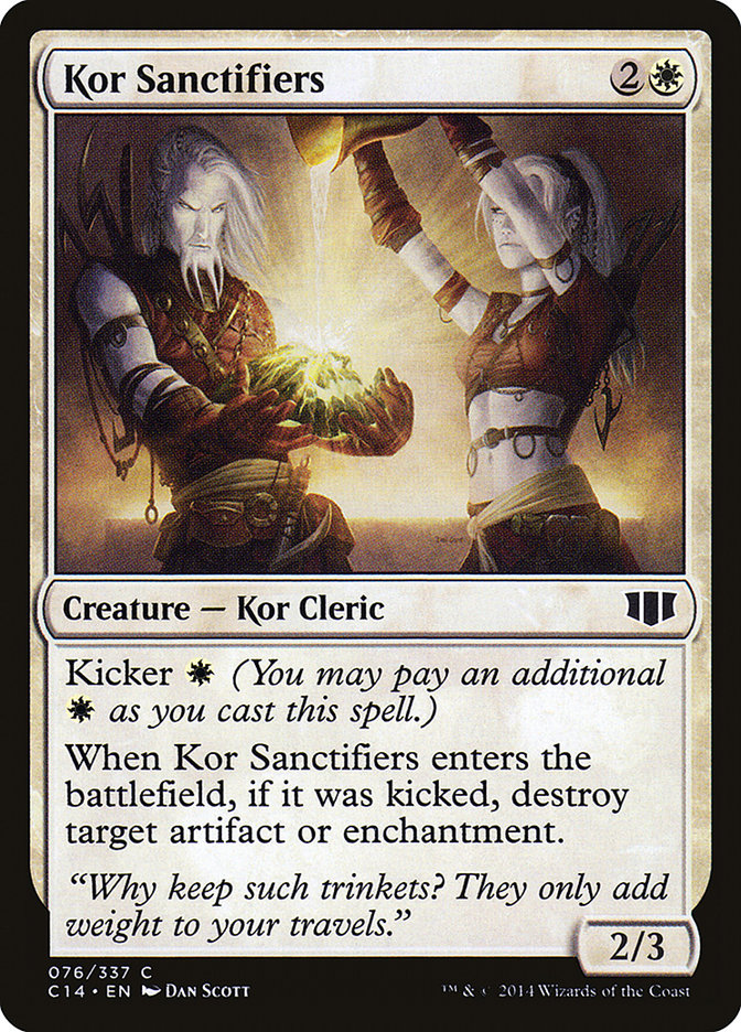 Kor Sanctifiers [Commander 2014] | I Want That Stuff Brandon