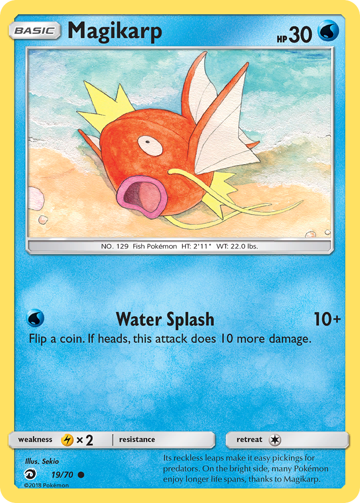 Magikarp (19/70) [Sun & Moon: Dragon Majesty] | I Want That Stuff Brandon