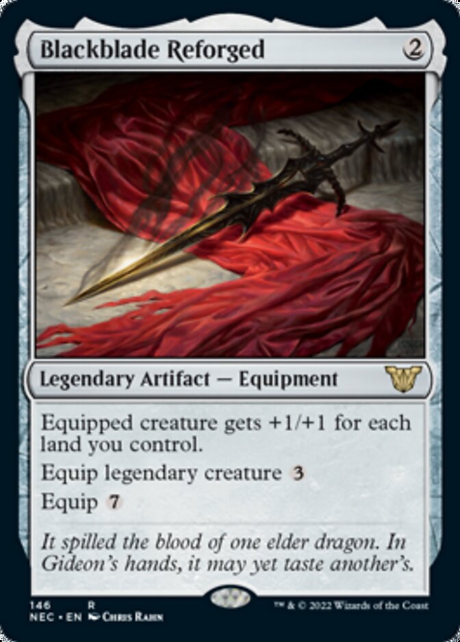 Blackblade Reforged [Kamigawa: Neon Dynasty Commander] | I Want That Stuff Brandon