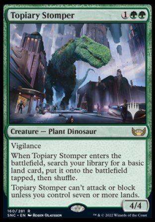 Topiary Stomper (Promo Pack) [Streets of New Capenna Promos] | I Want That Stuff Brandon