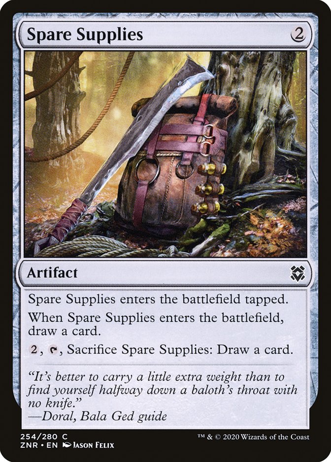 Spare Supplies [Zendikar Rising] | I Want That Stuff Brandon