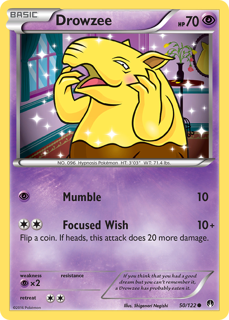 Drowzee (50/122) [XY: BREAKpoint] | I Want That Stuff Brandon