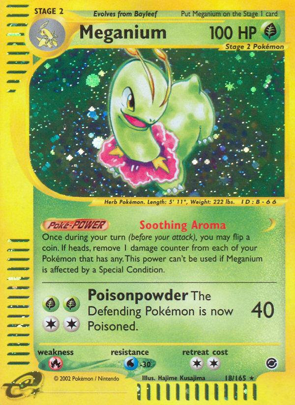 Meganium (18/165) [Expedition: Base Set] | I Want That Stuff Brandon