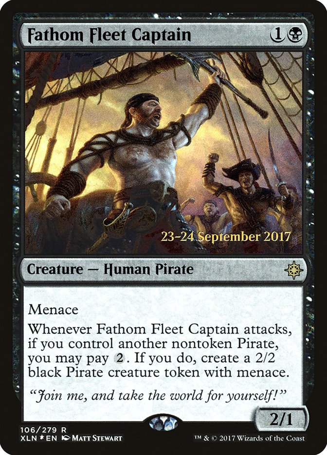 Fathom Fleet Captain [Ixalan Prerelease Promos] | I Want That Stuff Brandon