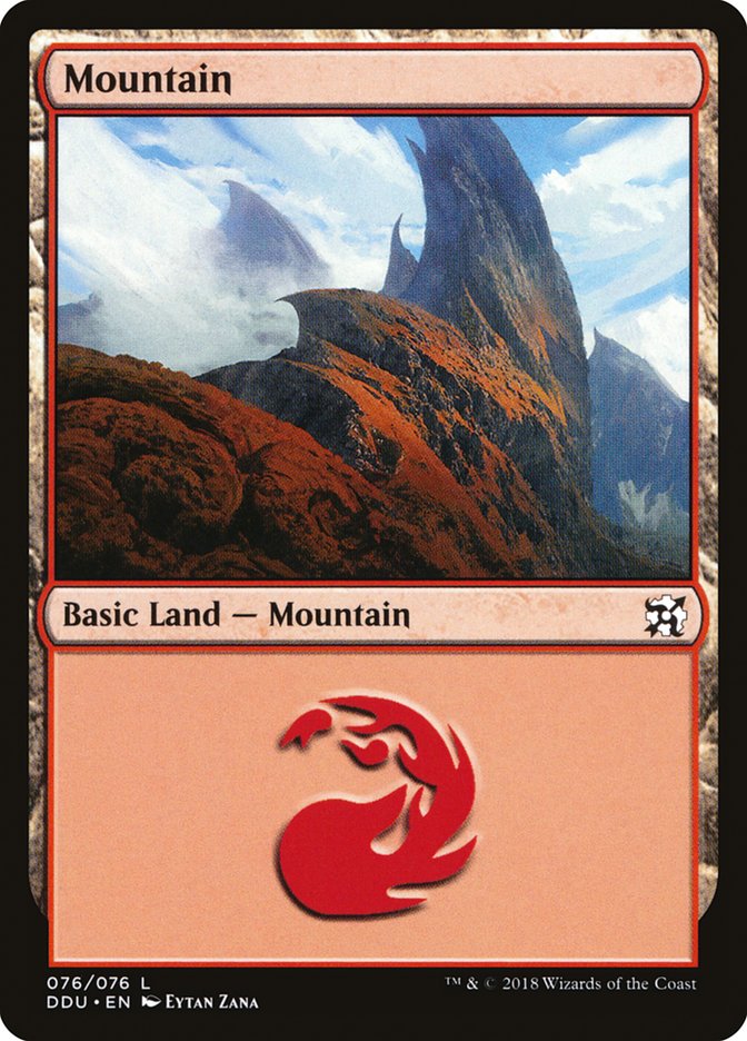 Mountain (76) [Duel Decks: Elves vs. Inventors] | I Want That Stuff Brandon