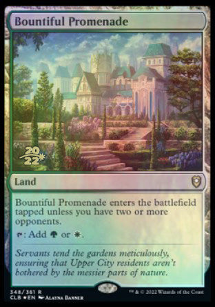 Bountiful Promenade [Commander Legends: Battle for Baldur's Gate Prerelease Promos] | I Want That Stuff Brandon