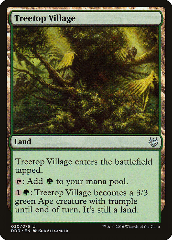 Treetop Village [Duel Decks: Nissa vs. Ob Nixilis] | I Want That Stuff Brandon