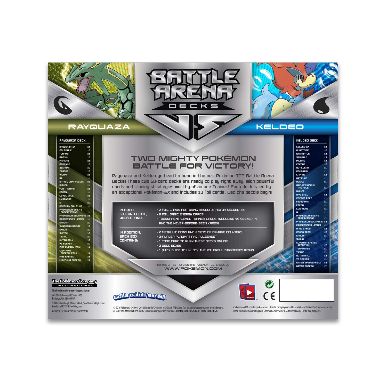 XY: Steam Siege - Battle Arena Decks (Rayquaza vs. Keldeo) | I Want That Stuff Brandon