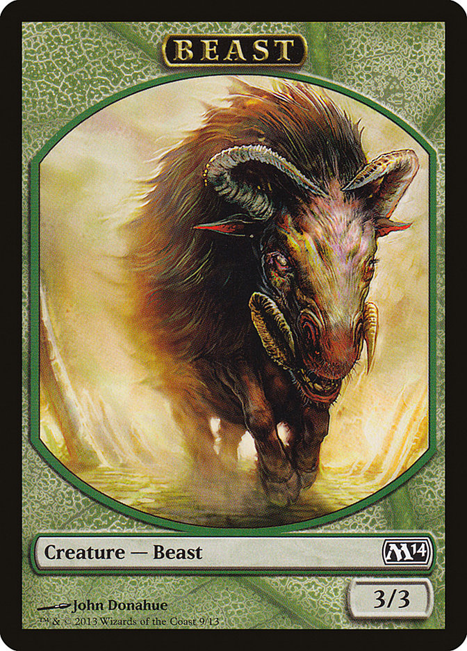 Beast Token [Magic 2014 Tokens] | I Want That Stuff Brandon