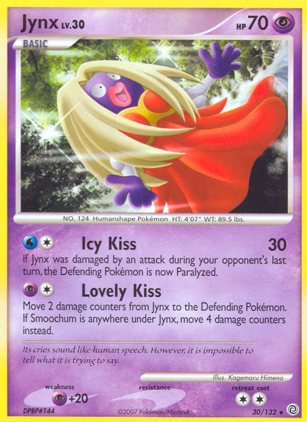 Jynx (30/132) [Diamond & Pearl: Secret Wonders] | I Want That Stuff Brandon