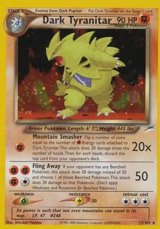 Dark Tyranitar (11/105) [Neo Destiny Unlimited] | I Want That Stuff Brandon