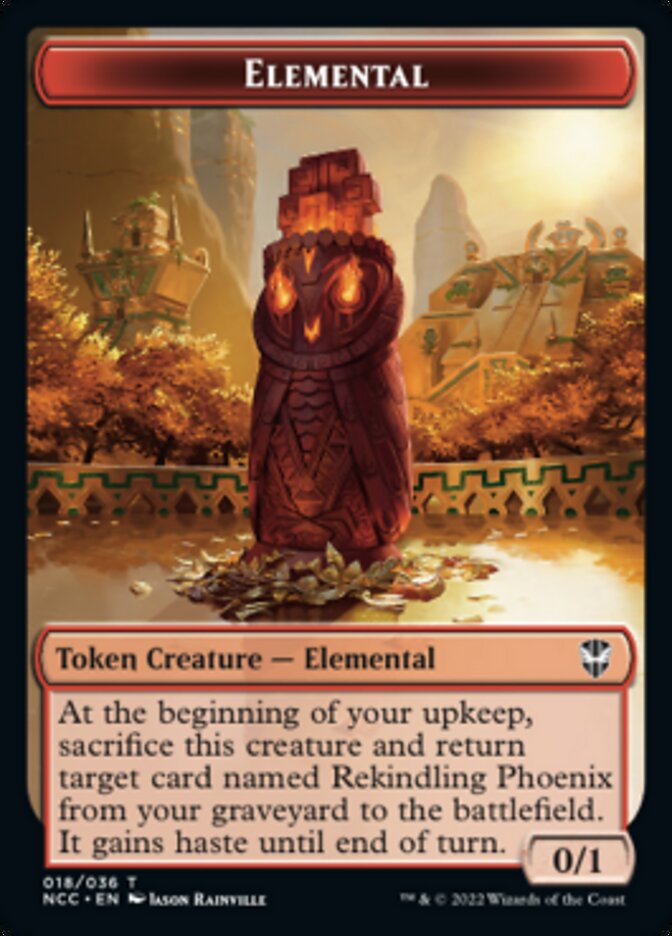Elemental (018) // Copy Double-Sided Token [Streets of New Capenna Commander Tokens] | I Want That Stuff Brandon