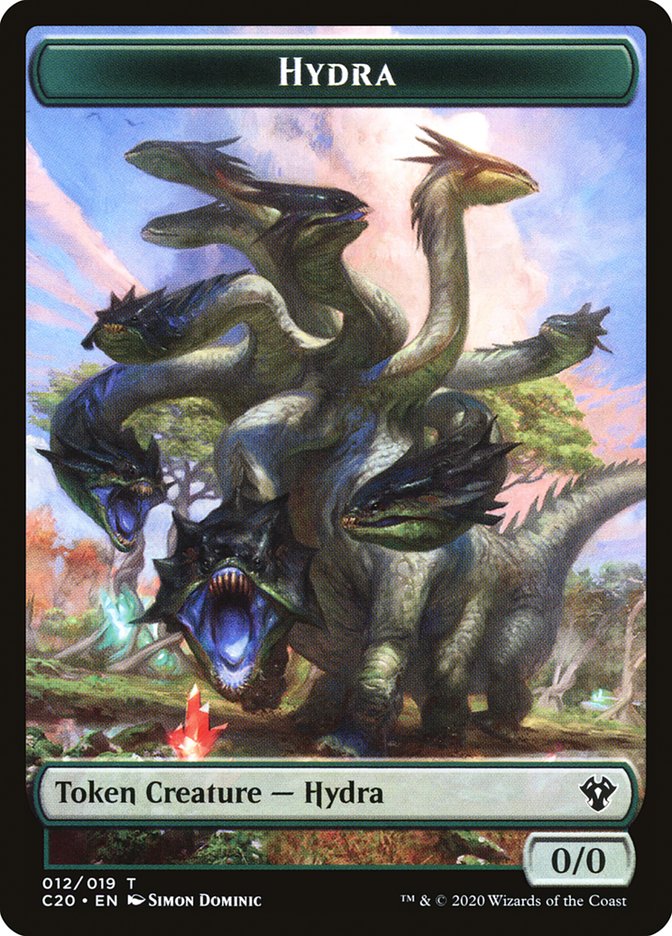 Beast (010) // Hydra Double-Sided Token [Commander 2020 Tokens] | I Want That Stuff Brandon