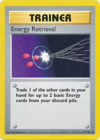 Energy Retrieval (81/102) [Base Set Shadowless Unlimited] | I Want That Stuff Brandon