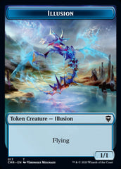 Illusion // Plant Double-Sided Token [Commander Legends Tokens] | I Want That Stuff Brandon