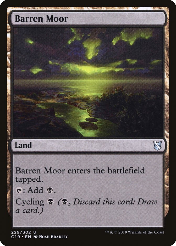 Barren Moor [Commander 2019] | I Want That Stuff Brandon