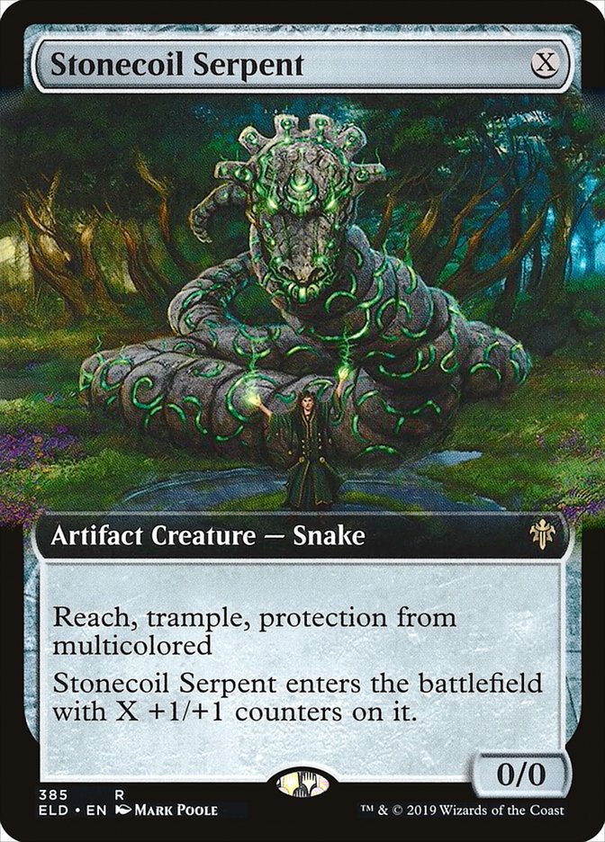 Stonecoil Serpent (Extended Art) [Throne of Eldraine] | I Want That Stuff Brandon