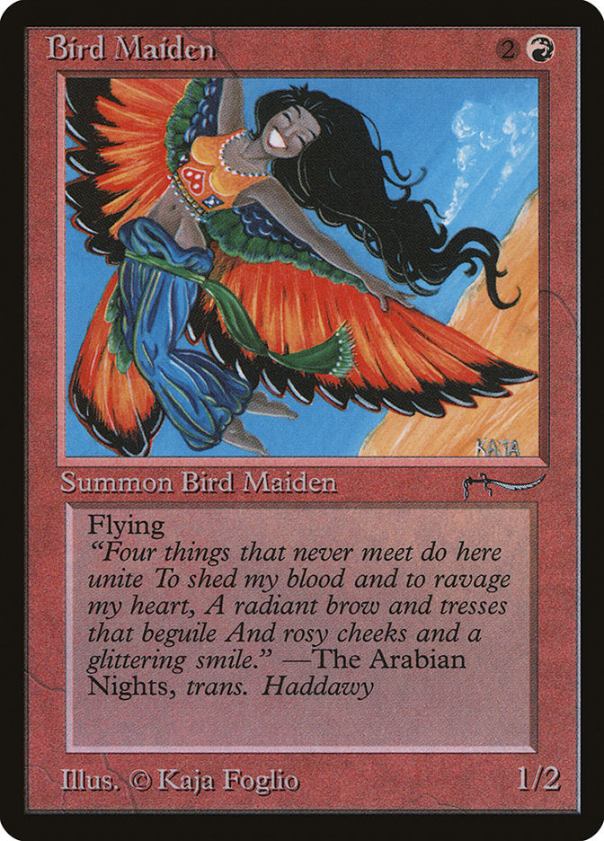 Bird Maiden (Dark Mana Cost) [Arabian Nights] | I Want That Stuff Brandon