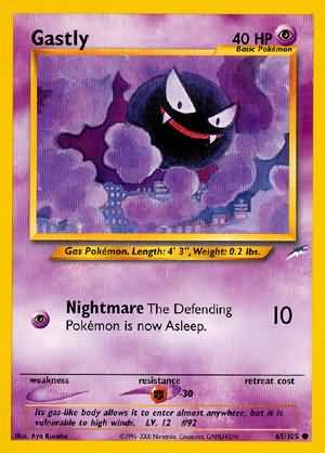 Gastly (65/105) [Neo Destiny Unlimited] | I Want That Stuff Brandon