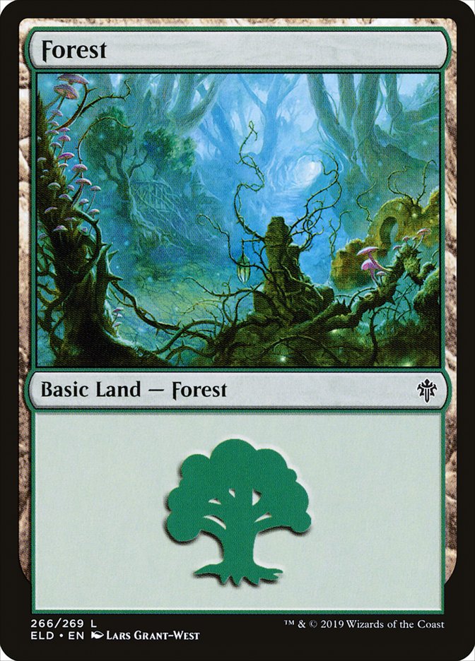 Forest (266) [Throne of Eldraine] | I Want That Stuff Brandon