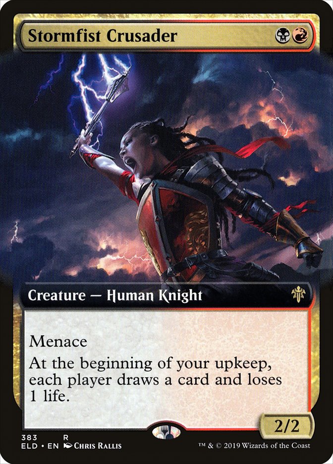 Stormfist Crusader (Extended Art) [Throne of Eldraine] | I Want That Stuff Brandon