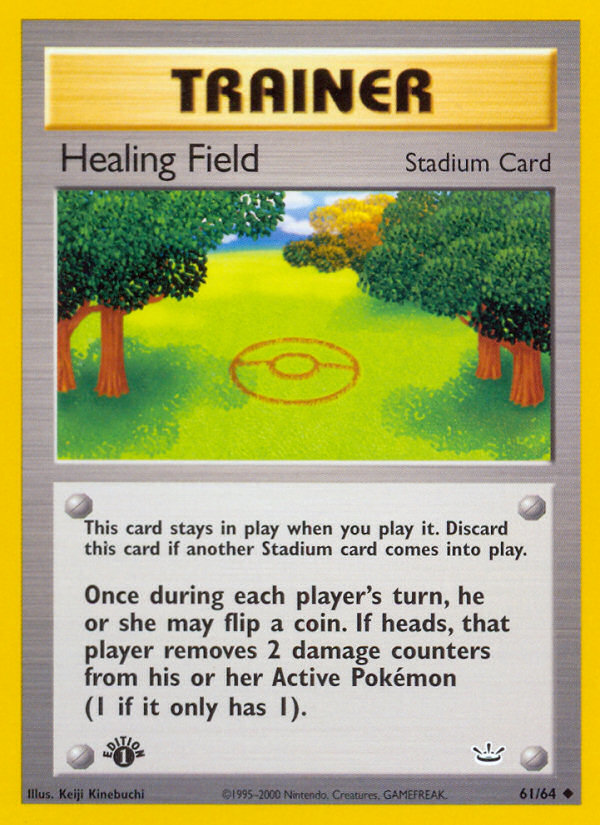 Healing Field (61/64) [Neo Revelation 1st Edition] | I Want That Stuff Brandon