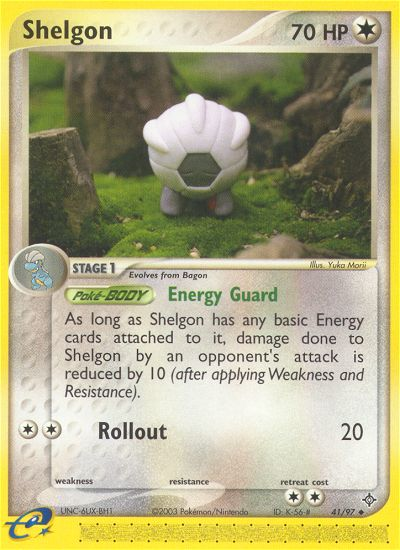 Shelgon (41/97) [EX: Dragon] | I Want That Stuff Brandon