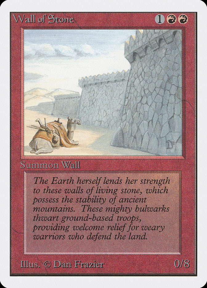 Wall of Stone [Unlimited Edition] | I Want That Stuff Brandon