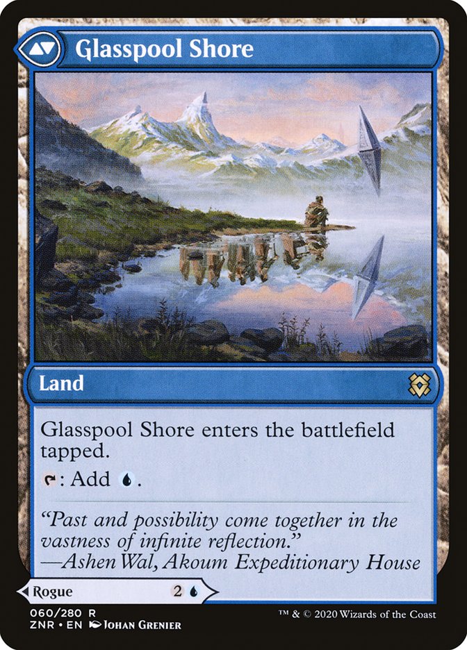 Glasspool Mimic // Glasspool Shore [Zendikar Rising] | I Want That Stuff Brandon