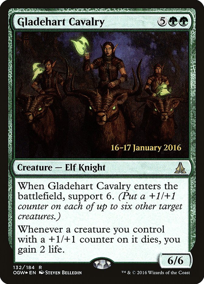 Gladehart Cavalry [Oath of the Gatewatch Prerelease Promos] | I Want That Stuff Brandon